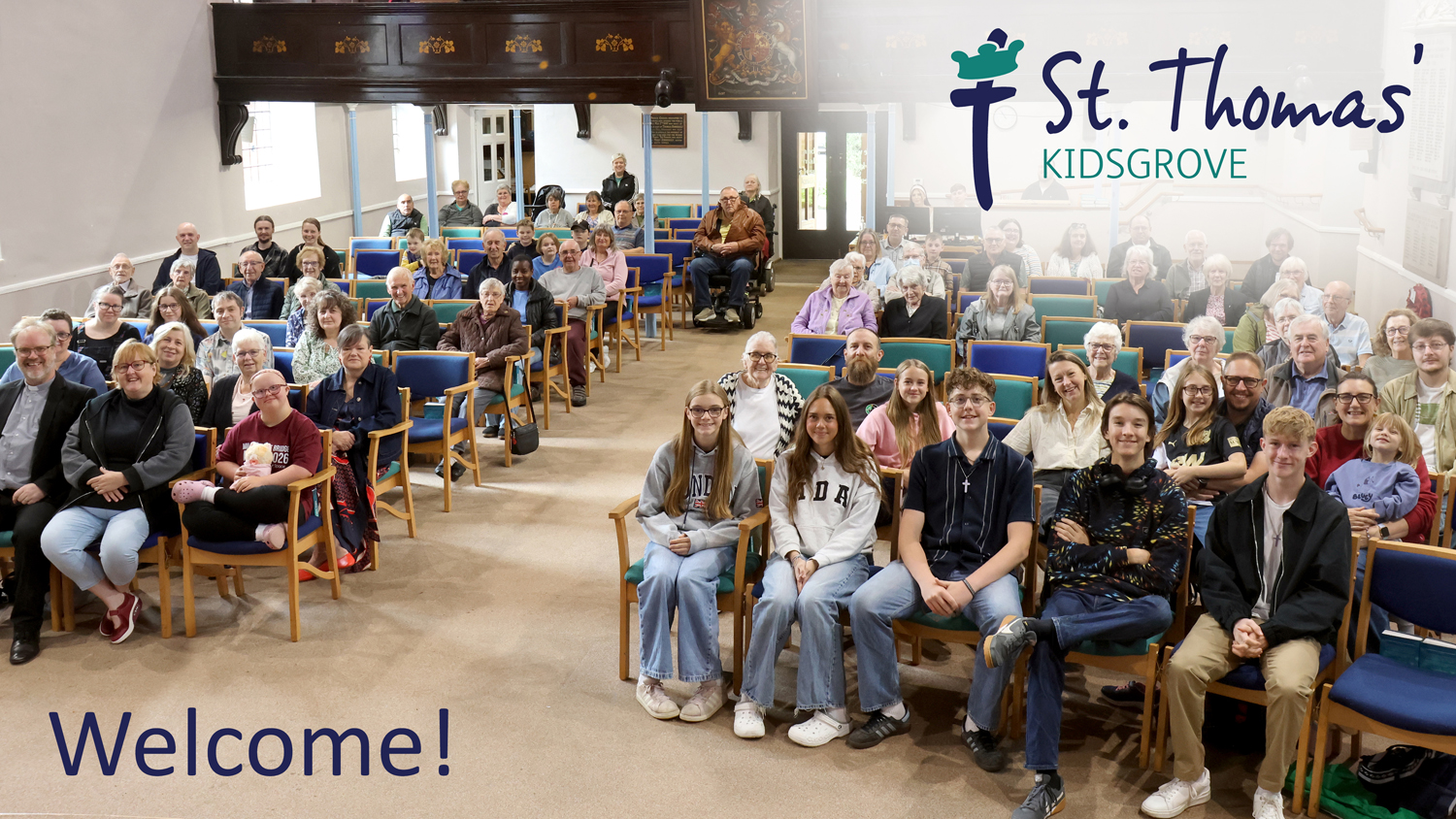 Welcome screen - widescreen -